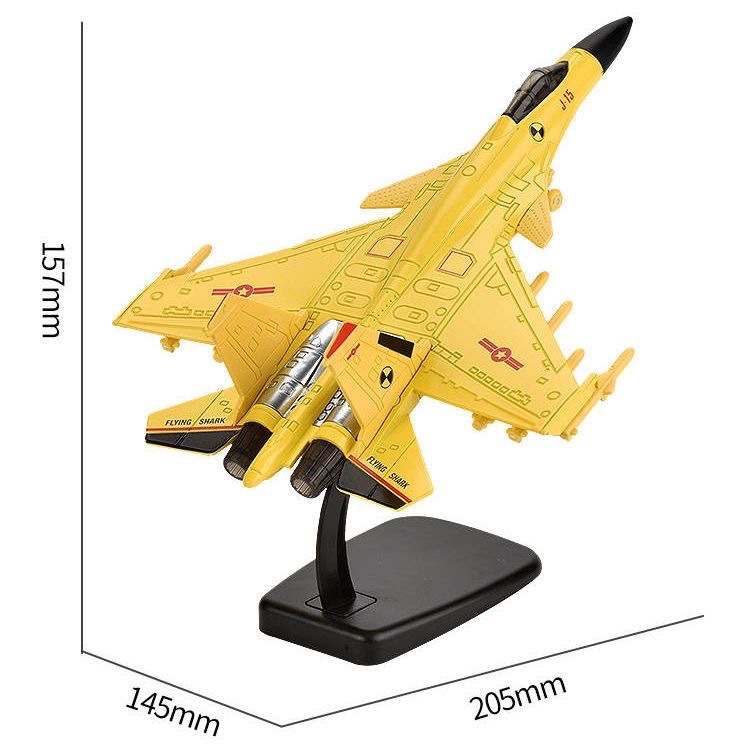 Modelo de caza de aleación 1:72 F-15 F-20 Su35 Apache Juguete militar Simulación Spray Avión Péndulo