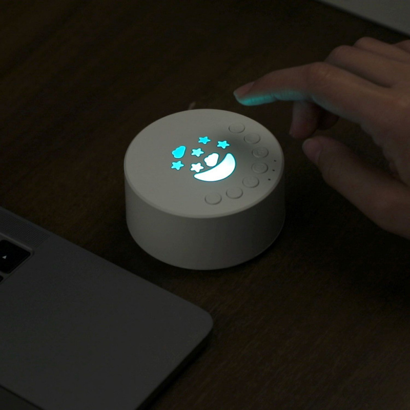 ホワイトノイズ睡眠器具ベビー大人睡眠音楽なだめる器具アマゾンスマート睡眠器具ポータブルスピーカー|undefined