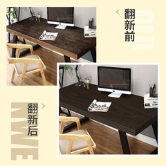 444Z批發加厚木紋桌面貼紙宿舍桌紙防水衣柜子家具翻新書桌貼牆紙