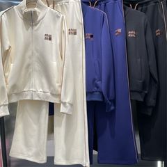 2025春季新款休闲运动套装韩版修身显瘦两件套百搭一整套