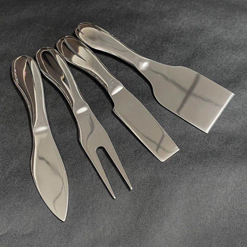 Gift box stainless steel, set, oil, fruit fork, shovel, (Cross-border trading), 4 pieces