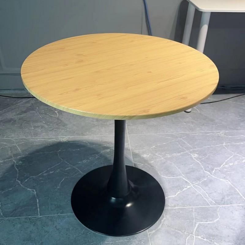 Nórdico hogar mesa de ocio hotel de negocios recepción mesa redonda de oficina de negociación inswind leche té cafetería blanca