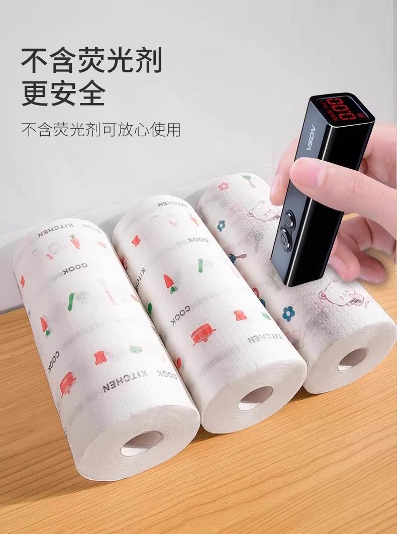 Kitchen Paper Towels 2 in 1 Dry Wet Use Extra Thick Absorbent Cleaning Wipes 10 Rolls 500 Sheets preparation