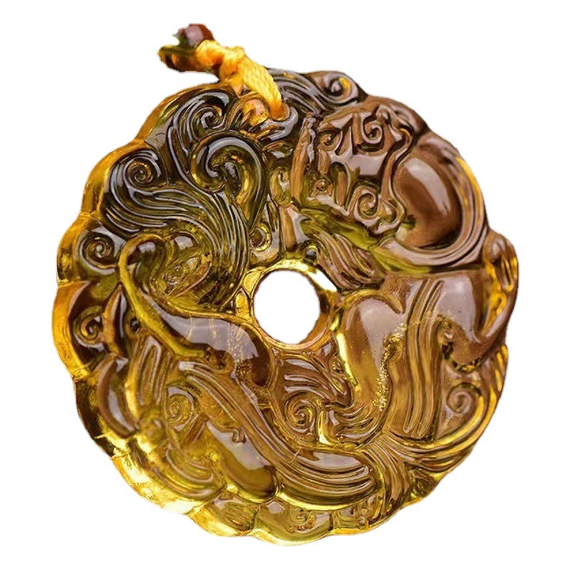 [Кулон] время работает зеленое ожерелье кулон мужские и женские одинаковые персонализированные кулон ювелирные изделия оптом