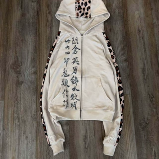 欧美跨境批发个性印花卫衣长袖套头连帽衫复古外套街头潮流y2k