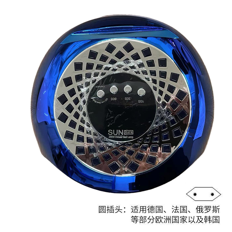 Nueva lámpara de manicuras 256W de alta potencia de manicuras luz de terapia de luz LCD colorido de visualización de luz condensada de manicuras de asado de luz Amazon