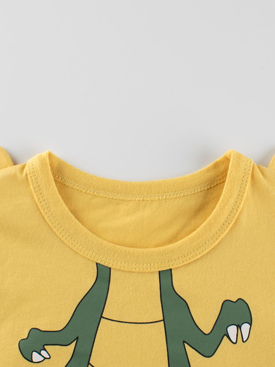 Ropa para niños de la marca de moda 2025 verano nuevo estilo para niños camiseta de manga corta con estampado coreano ropa de dibujos animados para bebés fuente transfronteriza image 4