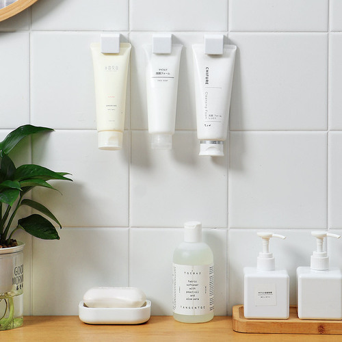 Storage new toothpaste, facial cleanser, clip, no drilling wall hooks, hanging toothpaste clip, facial cleanser, face cream clip