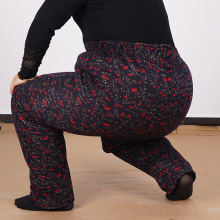 中老年女加肥加大斤棉裤胖妈妈特体加肥加厚胖奶奶保暖棉裤冬