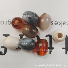 11x13mmアクリル大穴ビーズ楕円形バレルビーズ直穴ビーズ吊り鐘ペンダント散珠アクセサリー部品