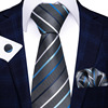 Black tie, fashionable set, Korean style, polyester, 8cm