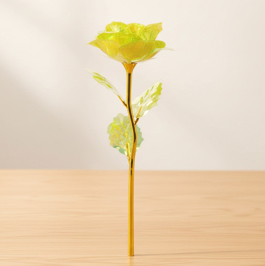 Regalos transfronterizos del Día de San Valentín, flores de oro, flores de flores de