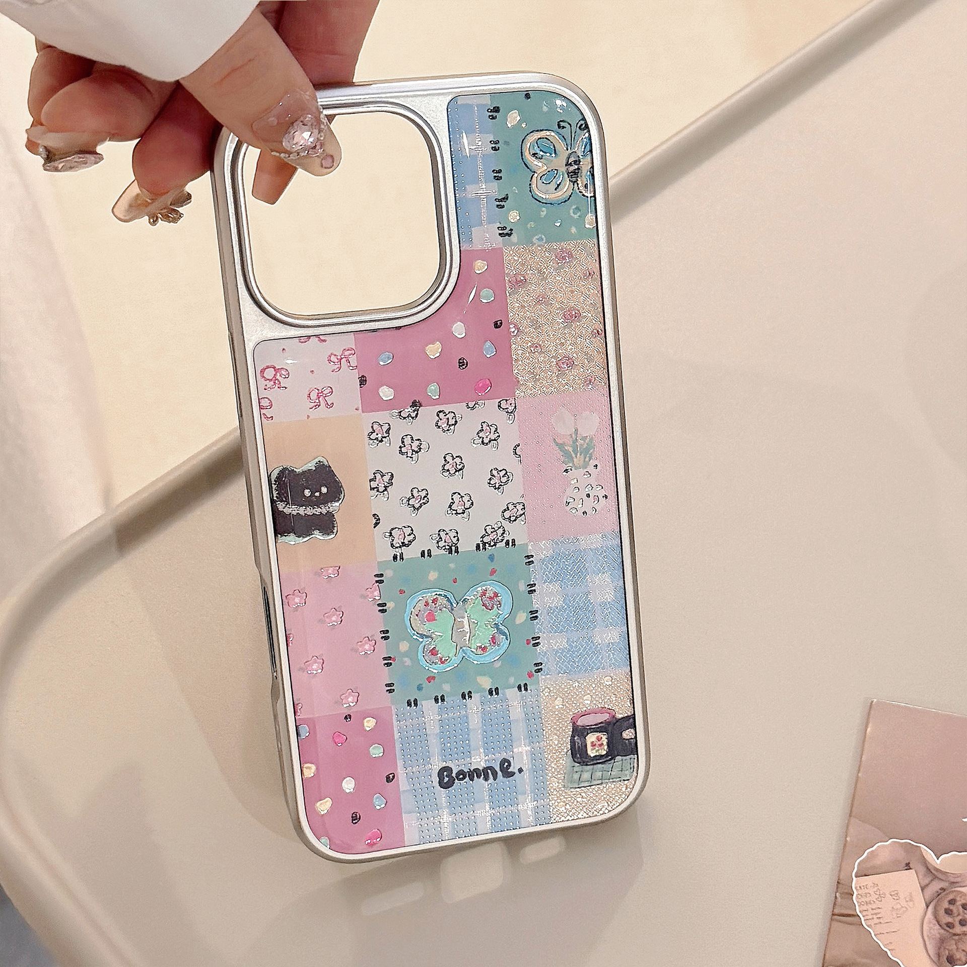 Protective Phone Case For Apple Iphone Pro Max Plus Plaid Gilt_voghion.com