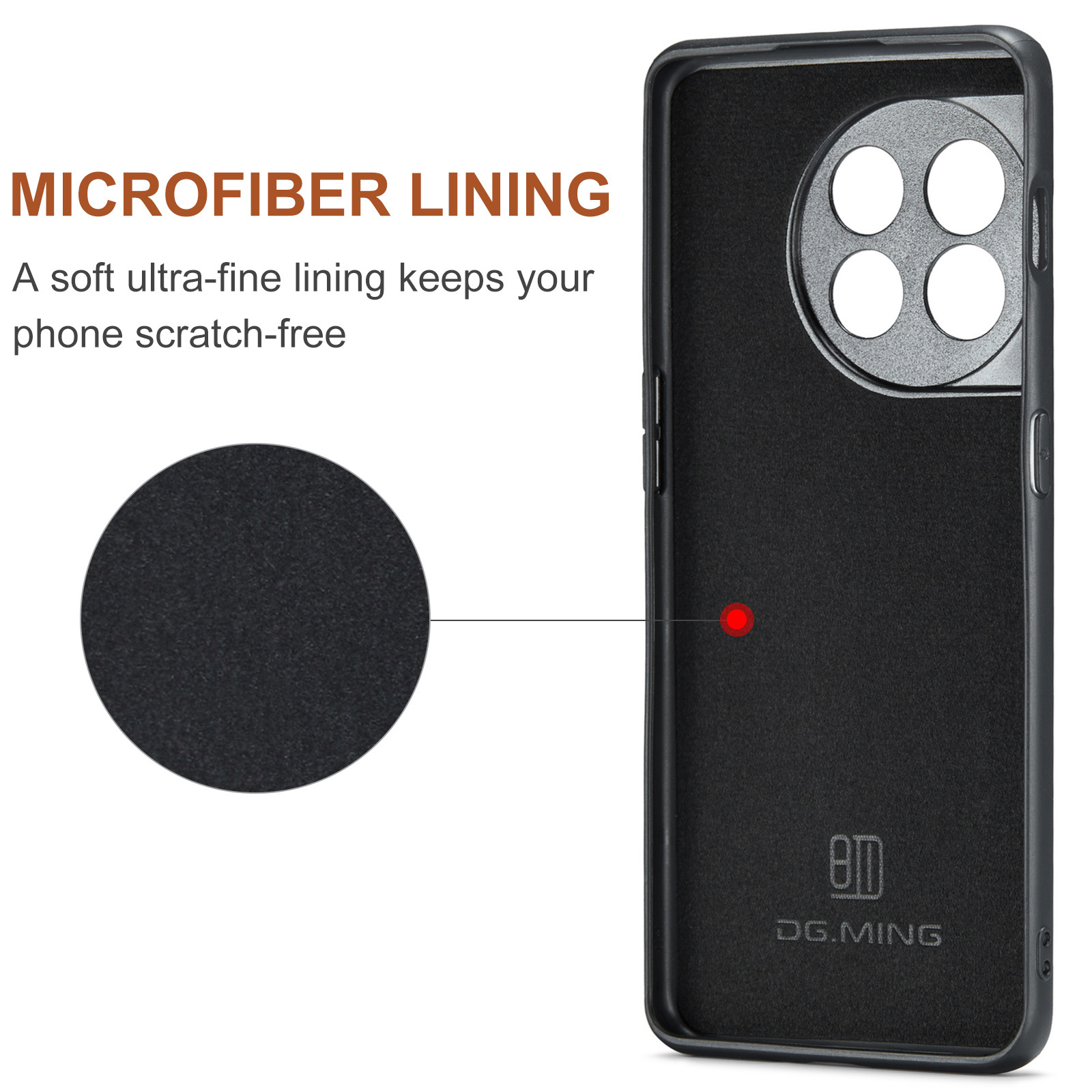 M1 per One Plus 1+11 Custodia protettiva magnetica con portafoglio One Plus 1+10 Pro Custodia in pelle 2 in 1 per telefono diviso_voghion.com