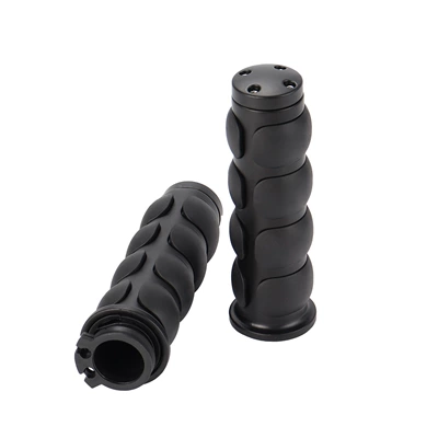 Motorcycle Handle Cover Handlebar Glue Retro Riding - 114c-handle-25mm-black