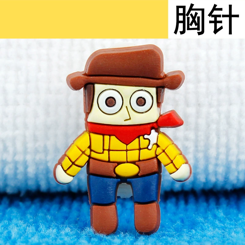 Cartoon brooch, pin, badge, backpack, accessory, DIY