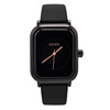 Trend silica gel fashionable watch strap, square watch, simple and elegant design, city style