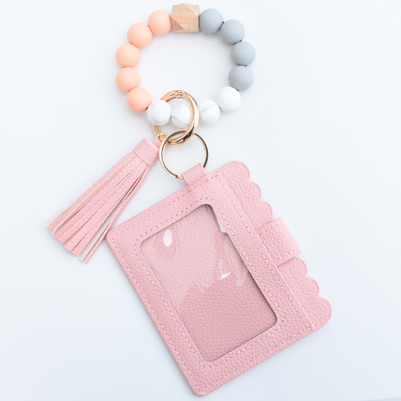 95g Weight Keychain Classification 1 Piece Quantity Daily Occasion Silica Gel Material Leopard Pattern Unisex Gender Beaded Design Fashion Style 1 Piece Fashion Leopard Silica Gel Beaded Unisex Keychain 9