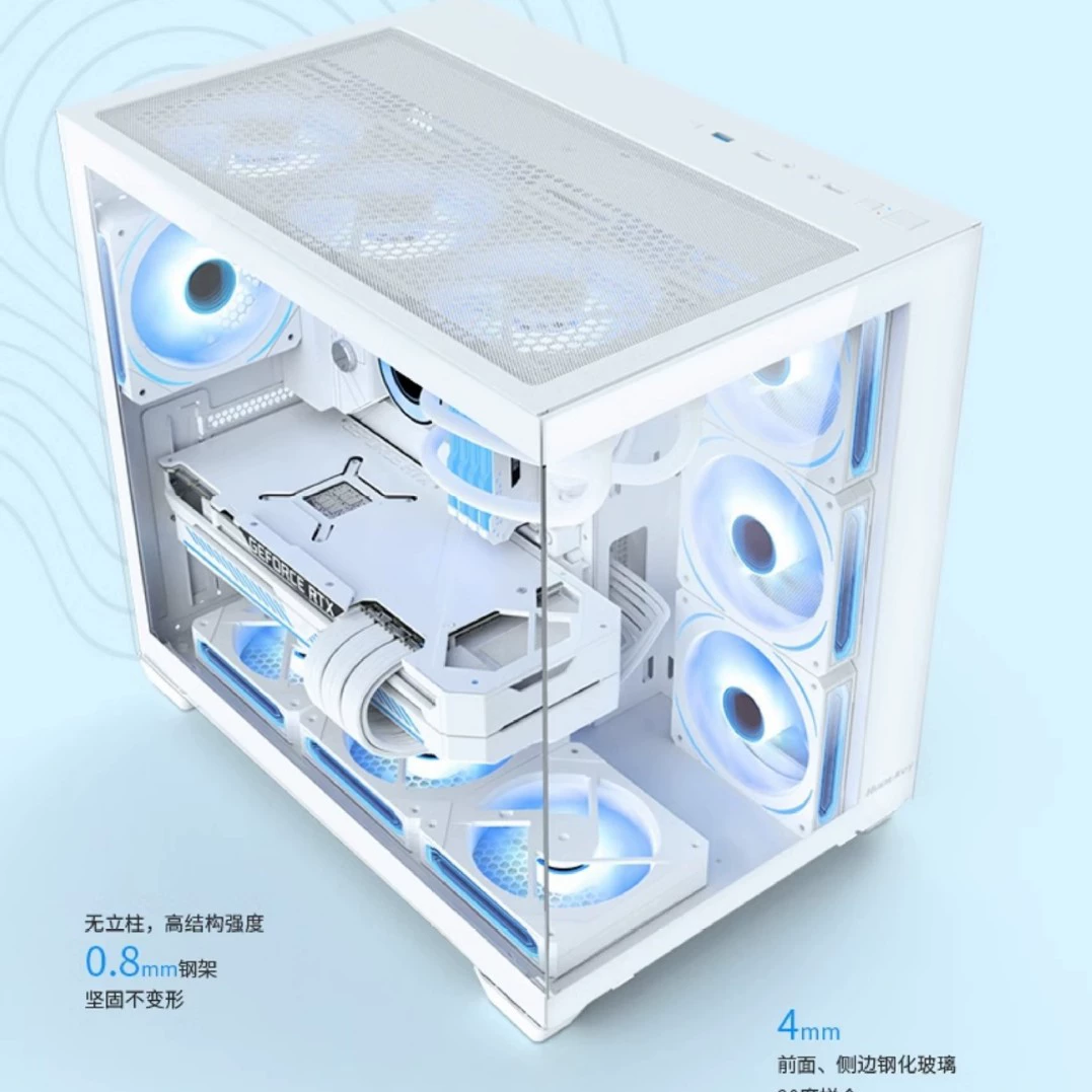 Полнопроходная Seaview корпус для ПК ATX с видом на море Tornado S980, белый