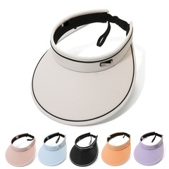 Hats Women's Summer Sun Protection Hat New Cycling Summer Sun Protection Hat Women's Hairband Korean Style Empty Top Hat Wholesale