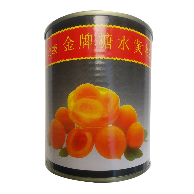 沁果园黄桃罐头820g砀山即食桃子罐装新鲜水果捞糖水罐头现货批发