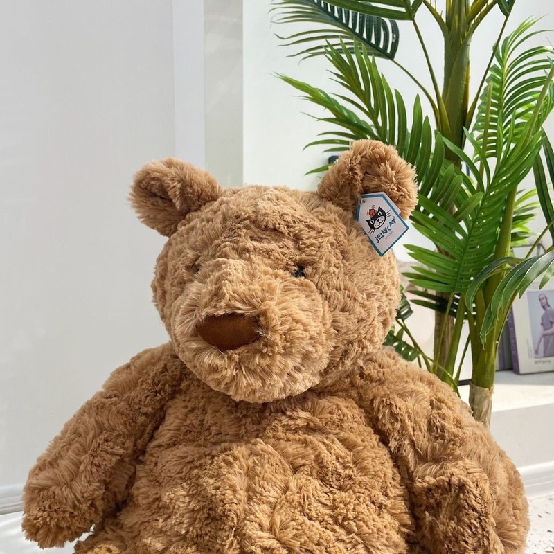 元英jellycatバルセロナ熊人形は子供の誕生日プレゼントをあげて赤ちゃんのぬいぐるみをなだめます。|undefined