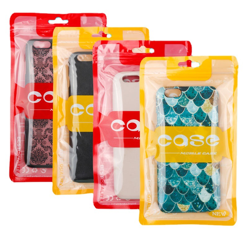 苹果13手机壳包装袋OPP塑料袋饰品包装袋彩色平口通用包装袋子B42