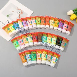 33 Colors Anti-Freeze 50ml Homemade Artificial Cream Glue Set Handmade DIY Mobile Phone Case Hairpin Material Package Wholesale