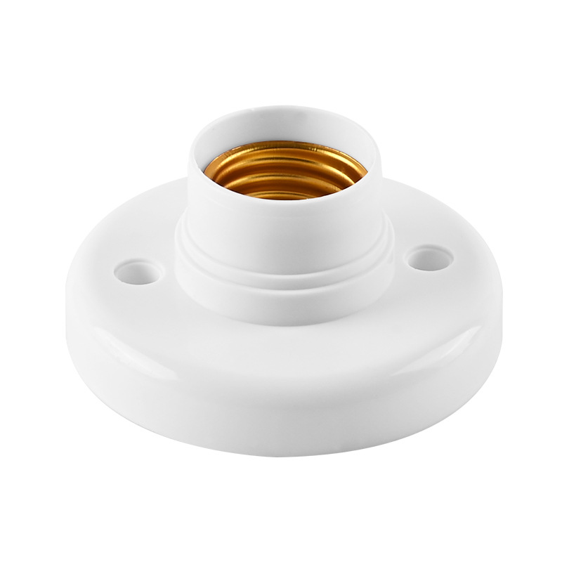 E27 portalámparas de boca de tornillo portalámparas de cerámica tipo techo de ingeniería casa bombilla led portalámparas impermeables con rosca portalámparas de baquelita