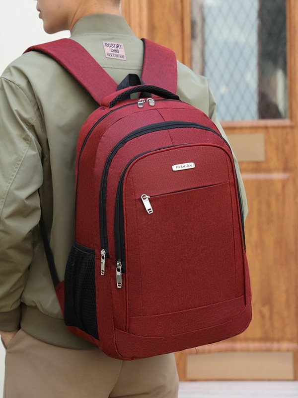 Nuevas mochilas para hombre al por mayor transfronterizas, mochilas versátiles y sencillas para negocios, mochilas para estudiantes de secundaria y universitarios, mochilas de viaje