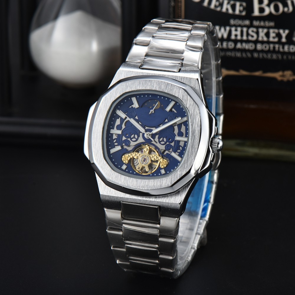 Cross-Border E-Commerce Hot-Selling Full-Function Large Flywheel Nautilus High-End Mechanical Men's Watch_voghion.com
