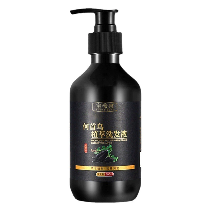 Baoweiquan натуральный растительный шампунь Polygonum Multiflorum для контроля жирности, против перхоти, против зуда, освежающий шампунь, шампунь
