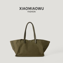 2025韩系ins风手提腋下包简约休闲学生单肩包帆布托特包大容量女