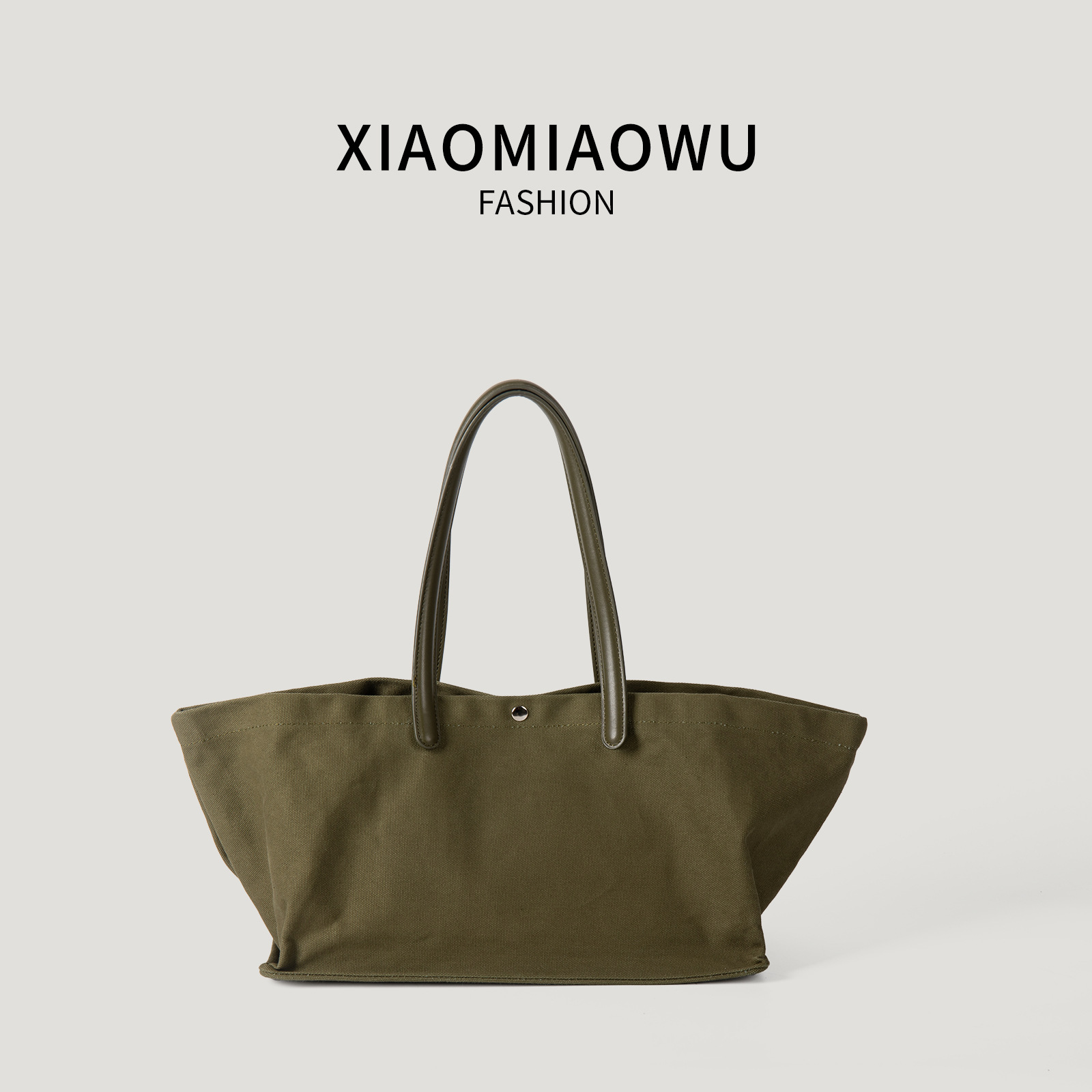 2025韩系ins风手提腋下包简约休闲学生单肩包帆布托特包大容量女