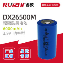 睿致/Ruizhi锂硫酰氯电池功率型DX26500M C 3.9V 6000mAh厂家直销