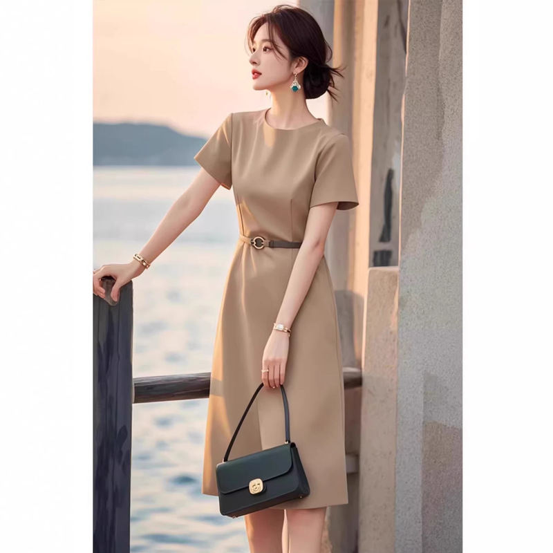 Brother's Boutique Quality Spring/Summer New Style High-End Luxury Unique Formal Occasion Elegant Slimming Waist-Cinching Dress Brother's Boutique Quality Spring/Summer New Style High-End Luxury Unique Formal Occasion Elegant Slimming Waist-Cinching Dress