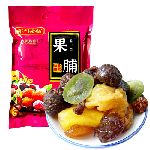 Old Beijing Dried Fruits 400g, Preserved Fruit, Apricot and Peach Dried Fruits, Kiwi Dried Fruits, E-Jiao Dates, Hawthorn, Apple and Pear Dried Fruits, Specialty Product