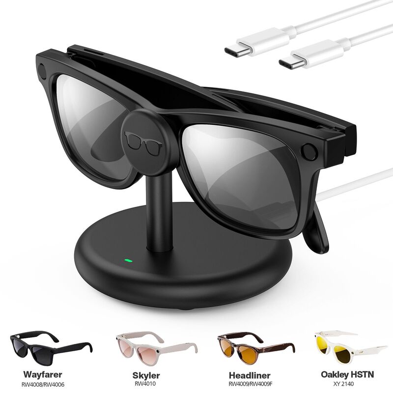 Suitable for Meta Ran-Ban Ray-Ban Glasses Charging Stand Holder Oakley Smart Ai Glasses Charger Accessories