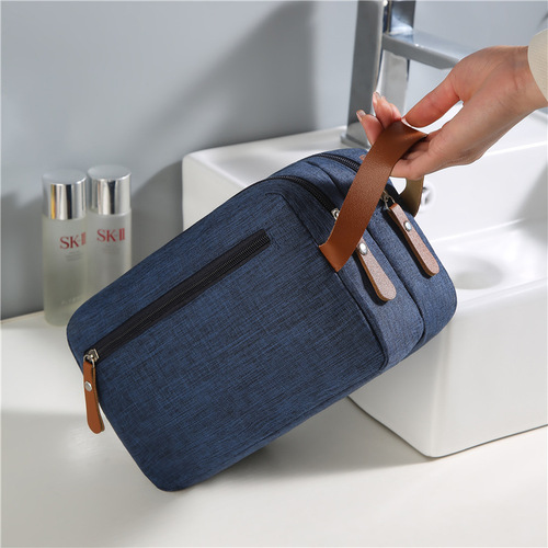 Amazon Men's Travel Wash Kit Large Capacity Hanging Hand Luggage Travel Makeup Storage Bag