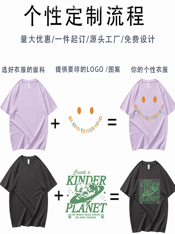 Venta directa de algodón puro cuello redondo camiseta en blanco camisa publicitaria cultural ropa de clase ropa de actividad grupal para imprimir imagen LOGO