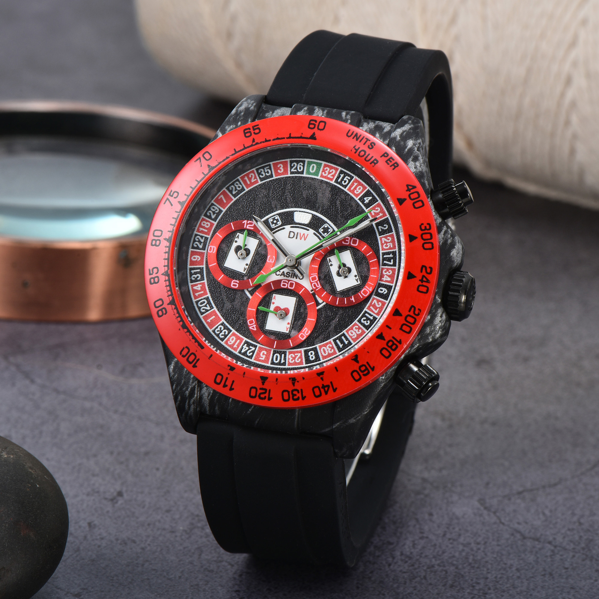 2024 Foreign Trade Goods Business Herrearbejdsur Quartz Chronograph Watch_voghion.com