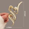 Small design big advanced hairgrip, crab pin from pearl, shark, 2023 collection, high-quality style