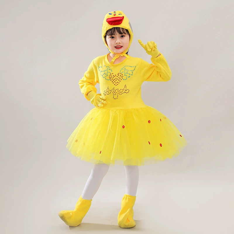 Детский костюм (B.Duck) дизайн утка и цыпленок, шляпа/ободок, размеры 110–160 см