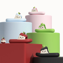 鸳鸯苹果拖鞋女款夏季外穿个性卡通可爱舒适居家室内情侣EVA凉拖