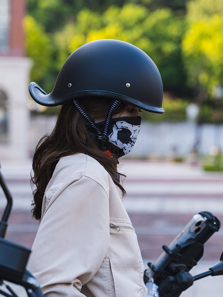 Motorcycle Helmet Retro Summer Half Helmet Scooter Riding