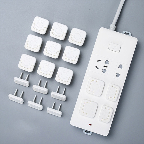 Infant and young children safety anti-shock socket cover power socket protective cover with pull ring plug strip anti-shock protective cover