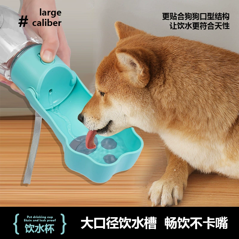 Собачья бутылка для воды, складная водяная чашка на улице, бутылка для воды во время прогулки с собакой, портативная собачья tumbler, источник воды для питомца для подачи и питья
