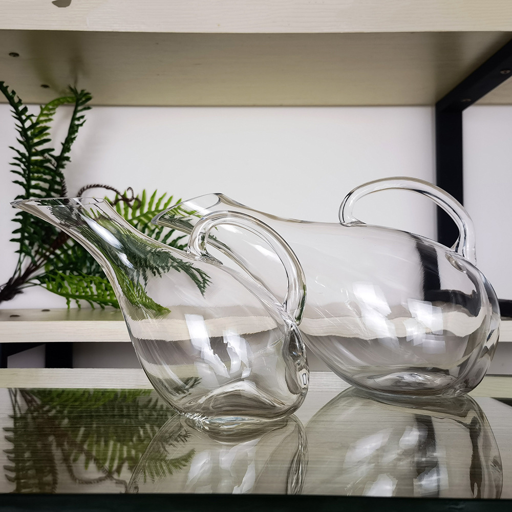 Vidrio de cristal decantador de vino