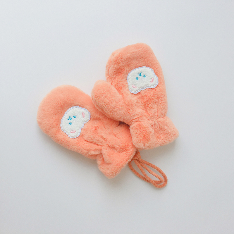 Girl's Cute Bear Plush Gloves display picture 4