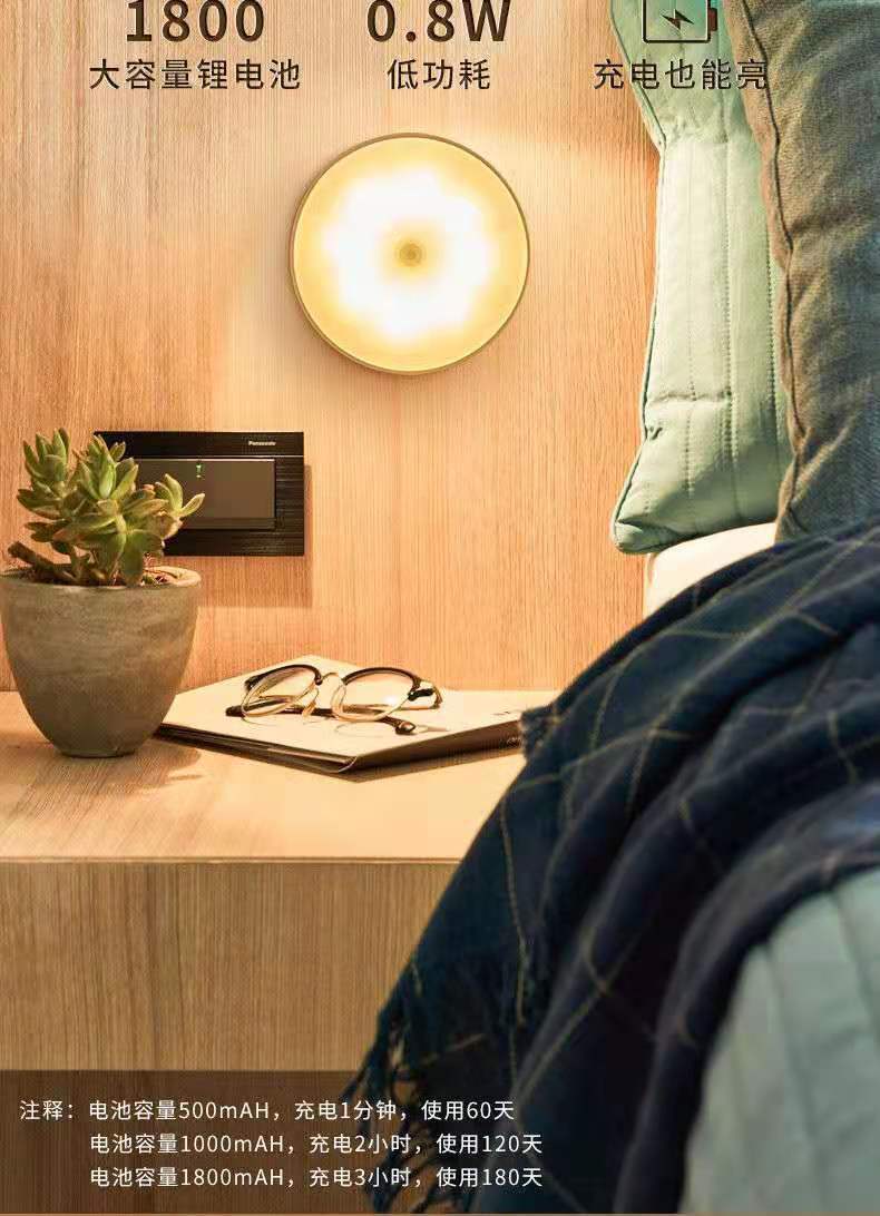 Lámpara de inducción del cuerpo humano lámpara de inducción lámpara de noche al por mayor lámpara de armario lámpara de noche lámpara de mesa Lámpara de lectura lámpara de enfermería